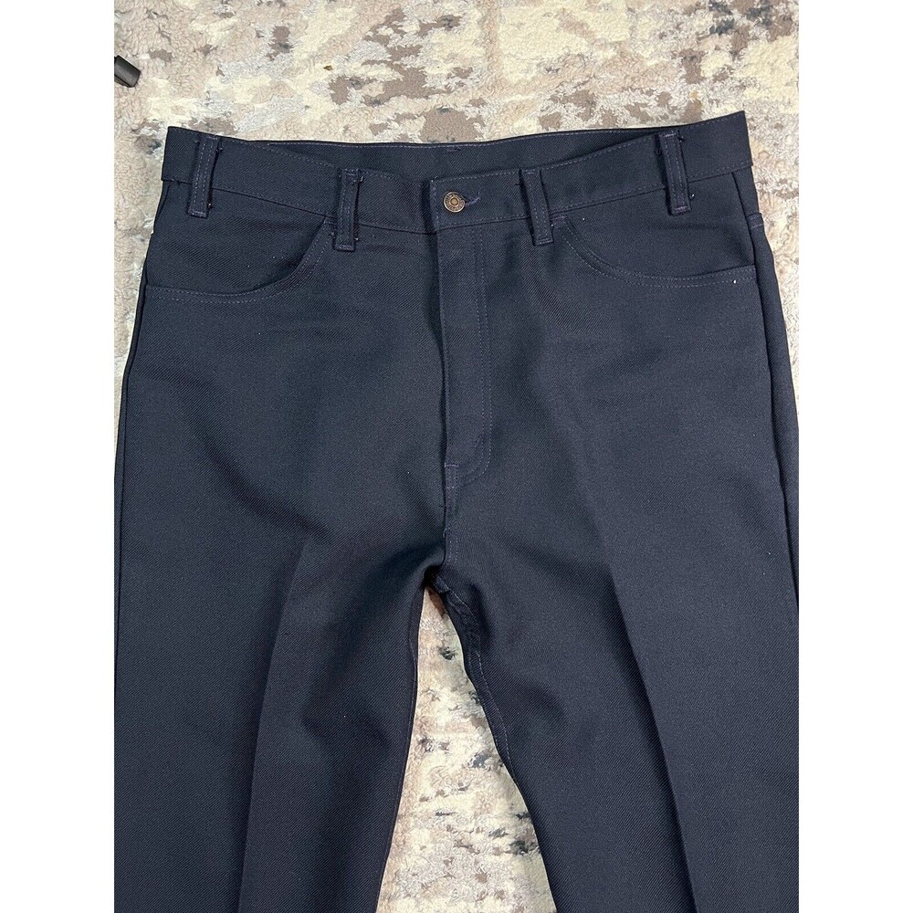Vintage Levi's Pants Men's 38x32 Blue Chino Straight Dacron Polyester 90's USA - Picture 2 of 12